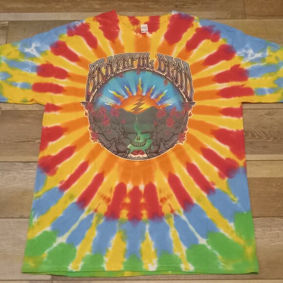 Grateful Dead Sunrise M, L, XL Tie Dye T-Shirt - Picture 1 of 4